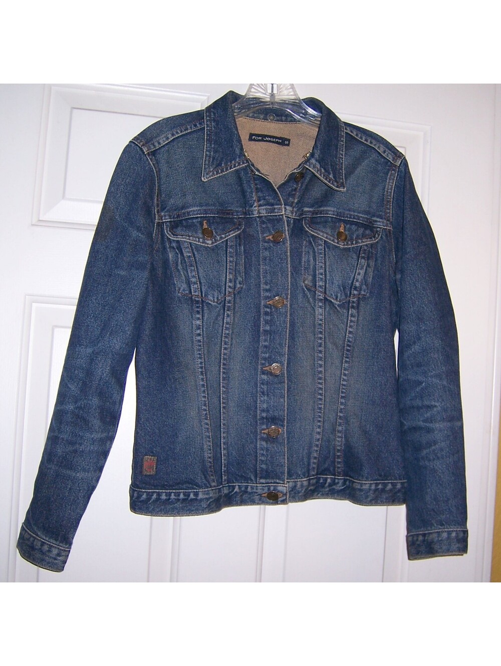 Vintage For Joseph Dark Wash Denim Jacket - Made in USA SM